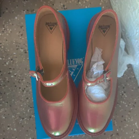 John Fluevog Lazybone shoes size 13W 11M New (fits 12) - Picture 2 of 4